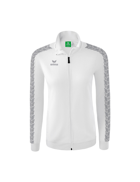 Essential Team Tracktop jack wit/monument grey Dames
