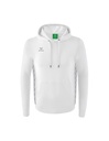 Essential Team sweatshirt met capuchon wit/monument grey