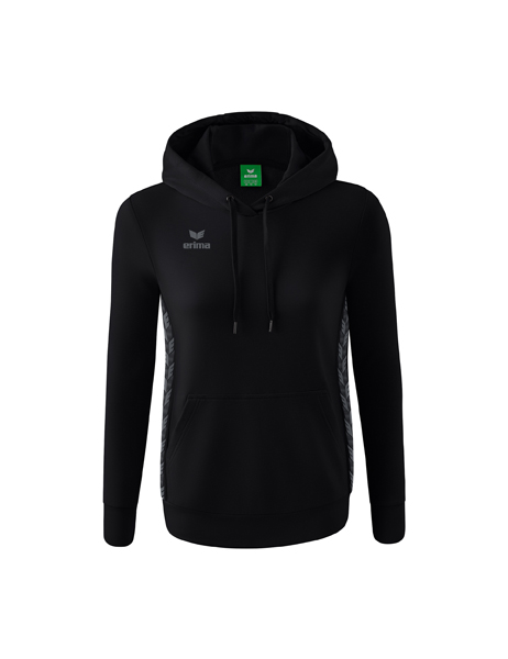 Essential Team sweatshirt met capuchon zwart/slate grey Dames