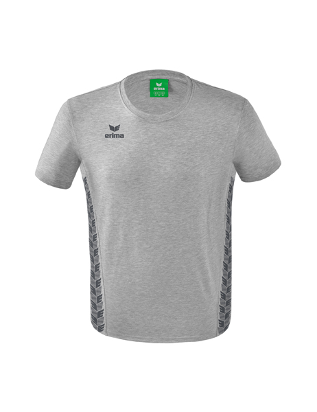 Essential Team T-shirt licht grey melange/slate grey