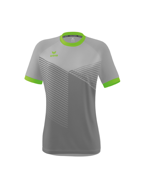 Mantua shirt silver grey/green gecko Dames