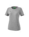 Teamsport-T-shirt grijs Dames