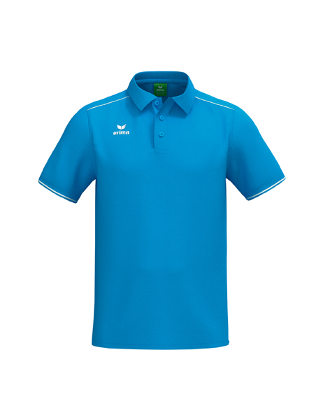 CMPT Poloshirt curaçao/wit