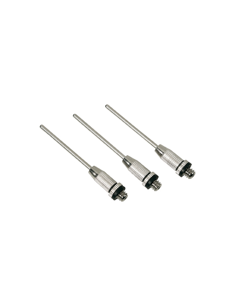 VENTIELNAALDEN 3 STUKS alu zilver