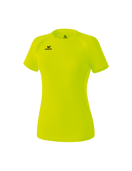 Performance T-shirt neon geel Dames