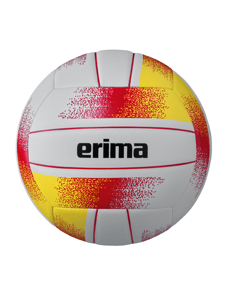 Allround volleybal wit/rood/geel