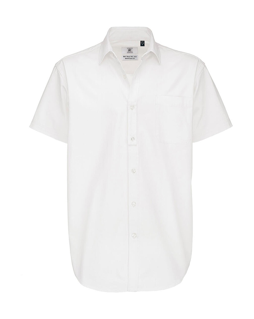 Sharp SSL/men Twill Shirt White