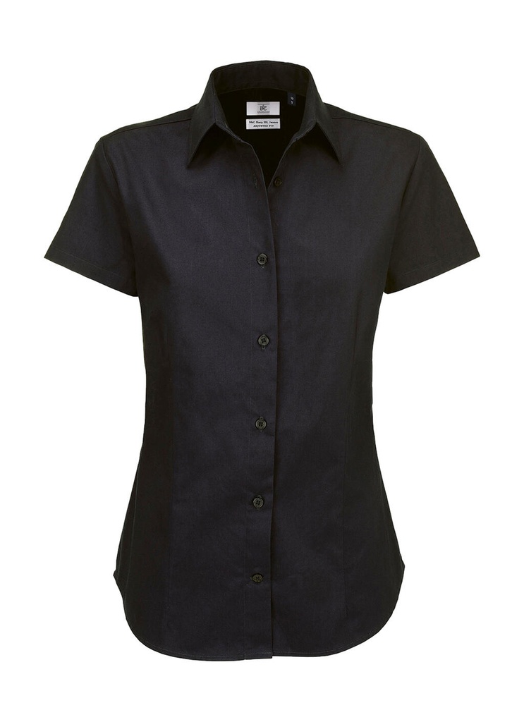 Sharp SSL/women Twill Shirt Black
