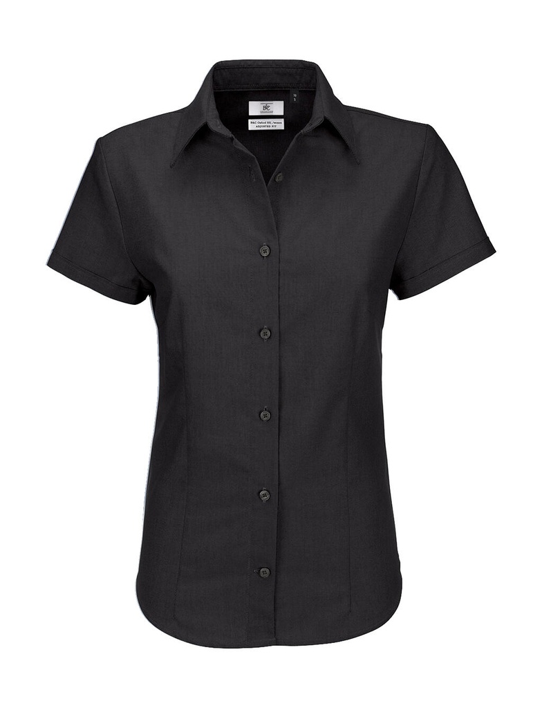Oxford SSL/women Shirt Black
