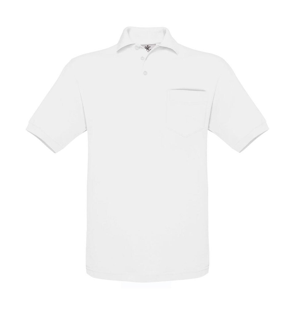 Safran Pocket Polo White