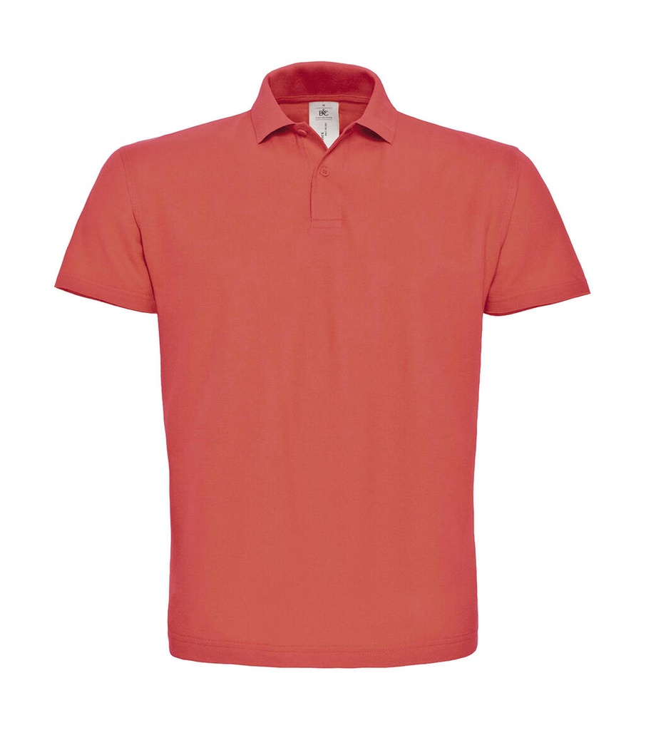 ID.001 Piqué Polo Shirt Pixel Coral