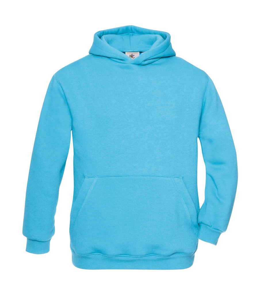 Hooded/kids Sweat Very Turquoise