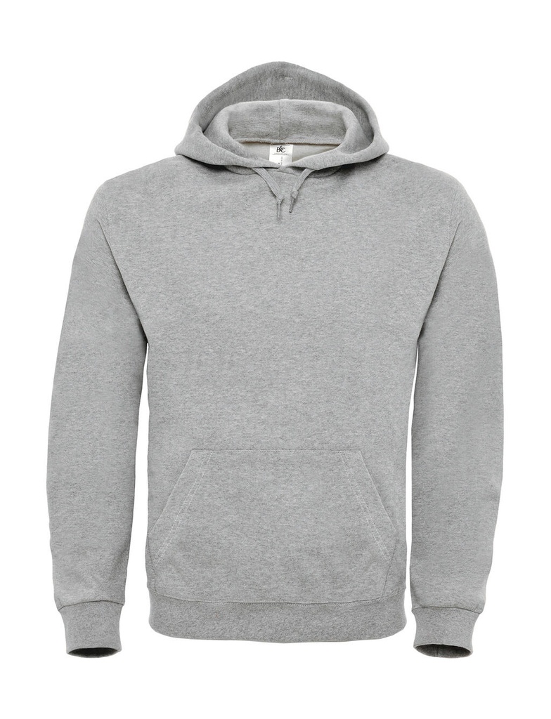 ID.003 Cotton Rich Hooded Sweatshirt Heather Grey