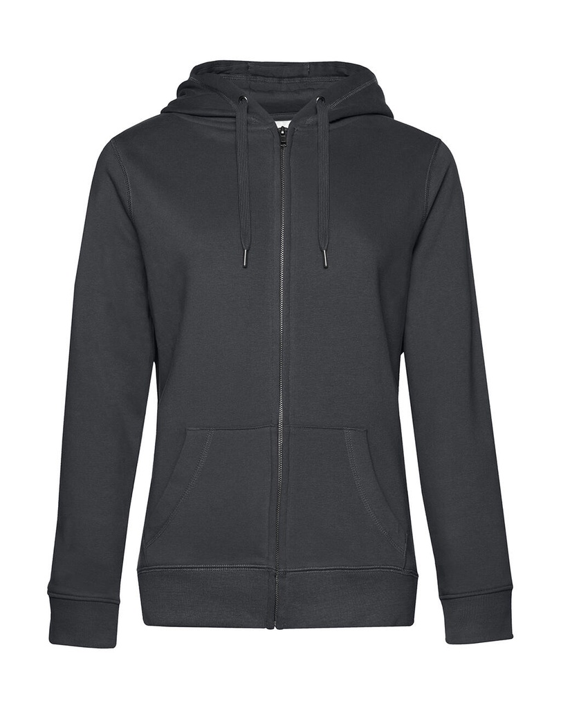 QUEEN Zipped Hooded /women Asphalt