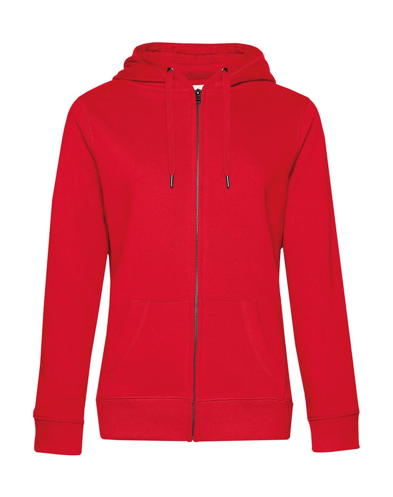 QUEEN Zipped Hooded /women Red