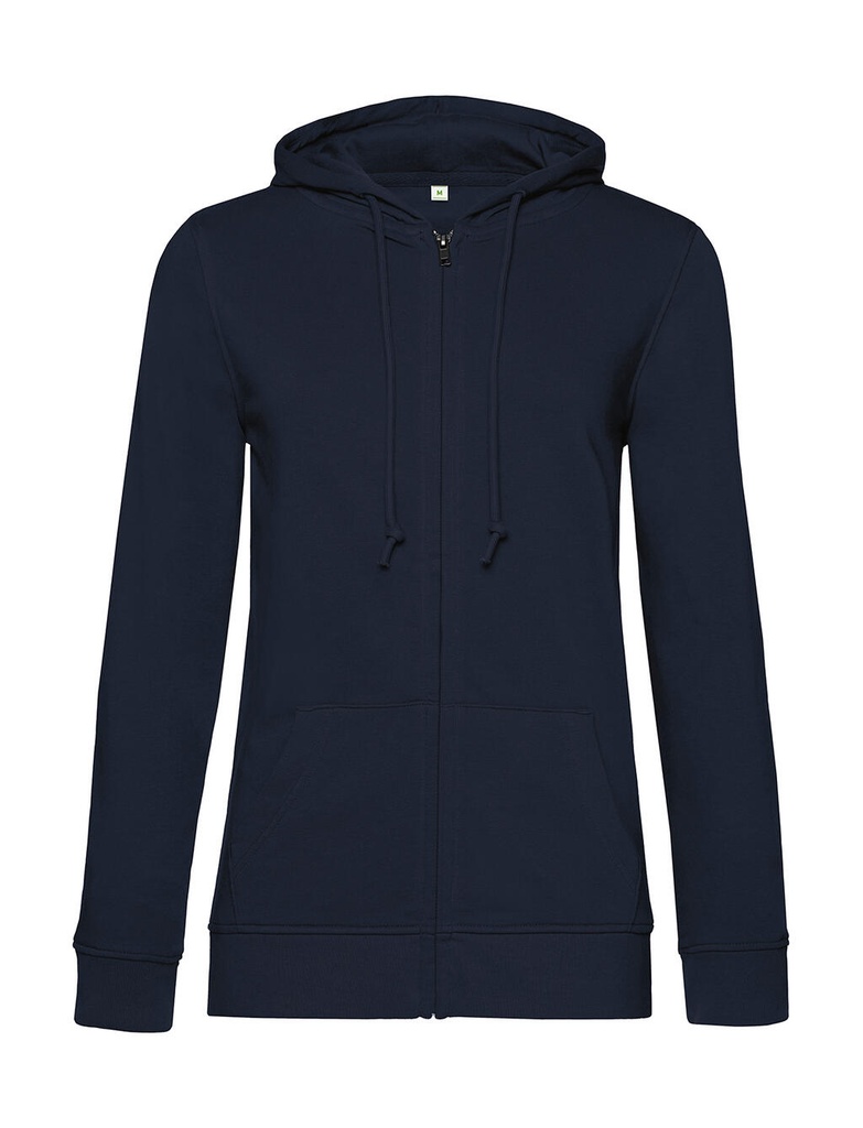 Zipped Hooded /women Navy