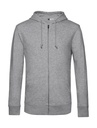 Inspire Zipped Hood Heather Grey