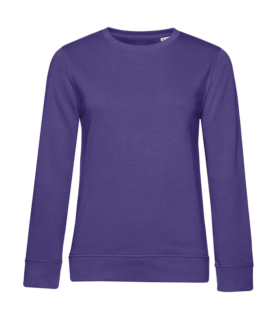 Crew Neck /women French Terry Radiant Purple