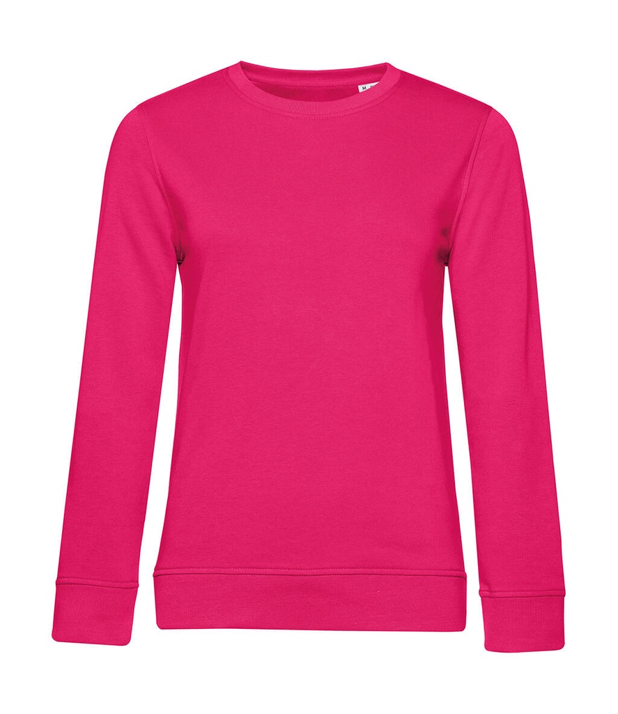 Crew Neck /women French Terry Magenta Pink