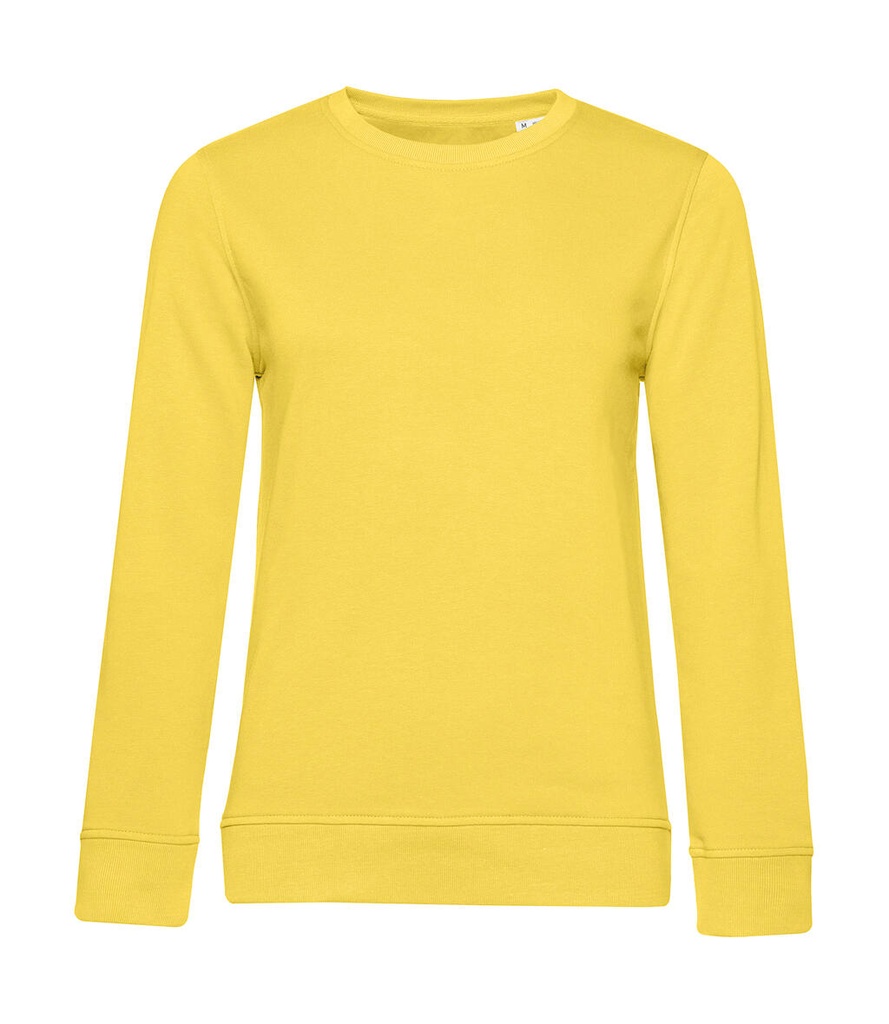 Crew Neck /women French Terry Yellow Fizz