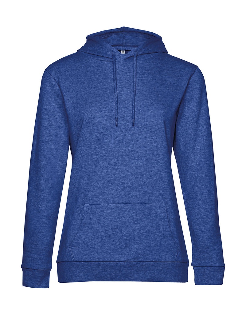 #Hoodie /women French Terry Heather Royal Blue