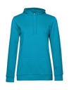 #Hoodie /women French Terry Hawaiian Blue