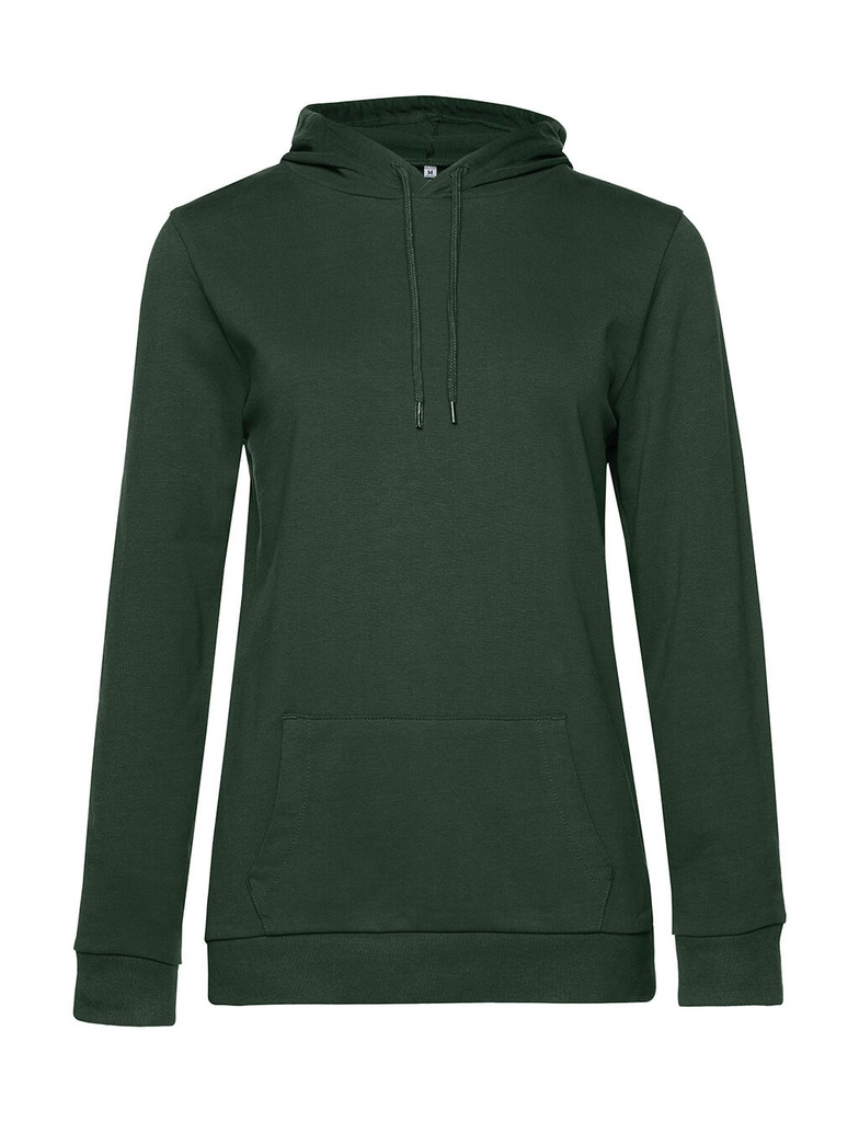 #Hoodie /women French Terry Forest Green