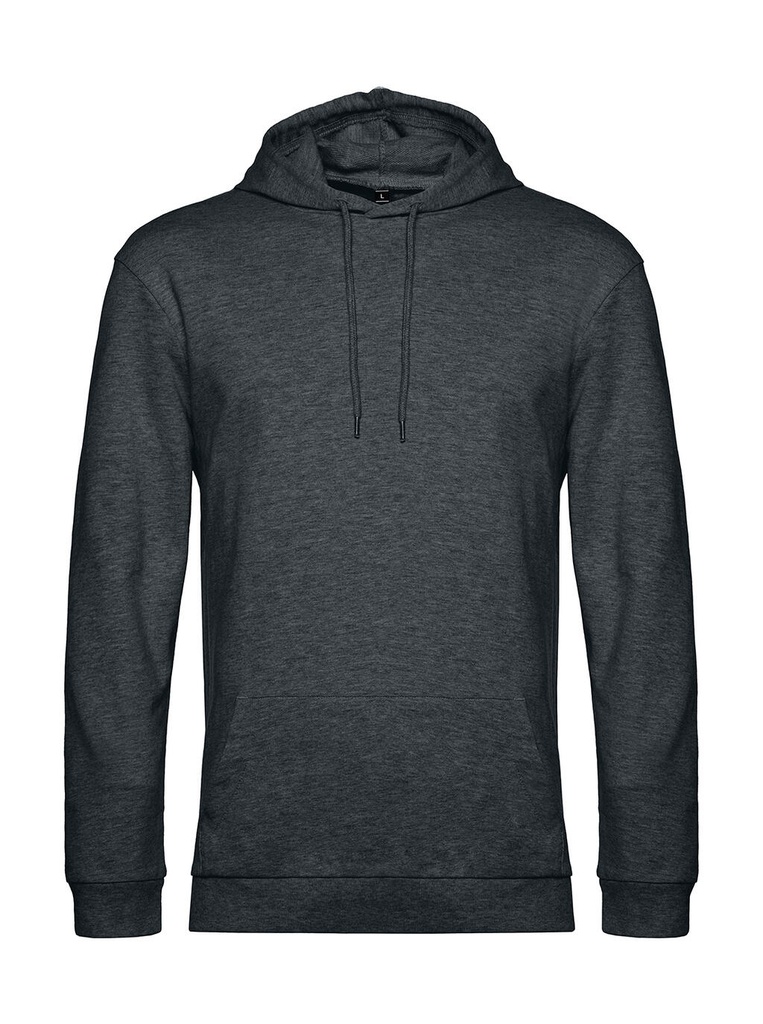 #Hoodie French Terry Heather Asphalt