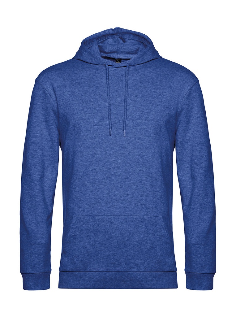 #Hoodie French Terry Heather Royal Blue