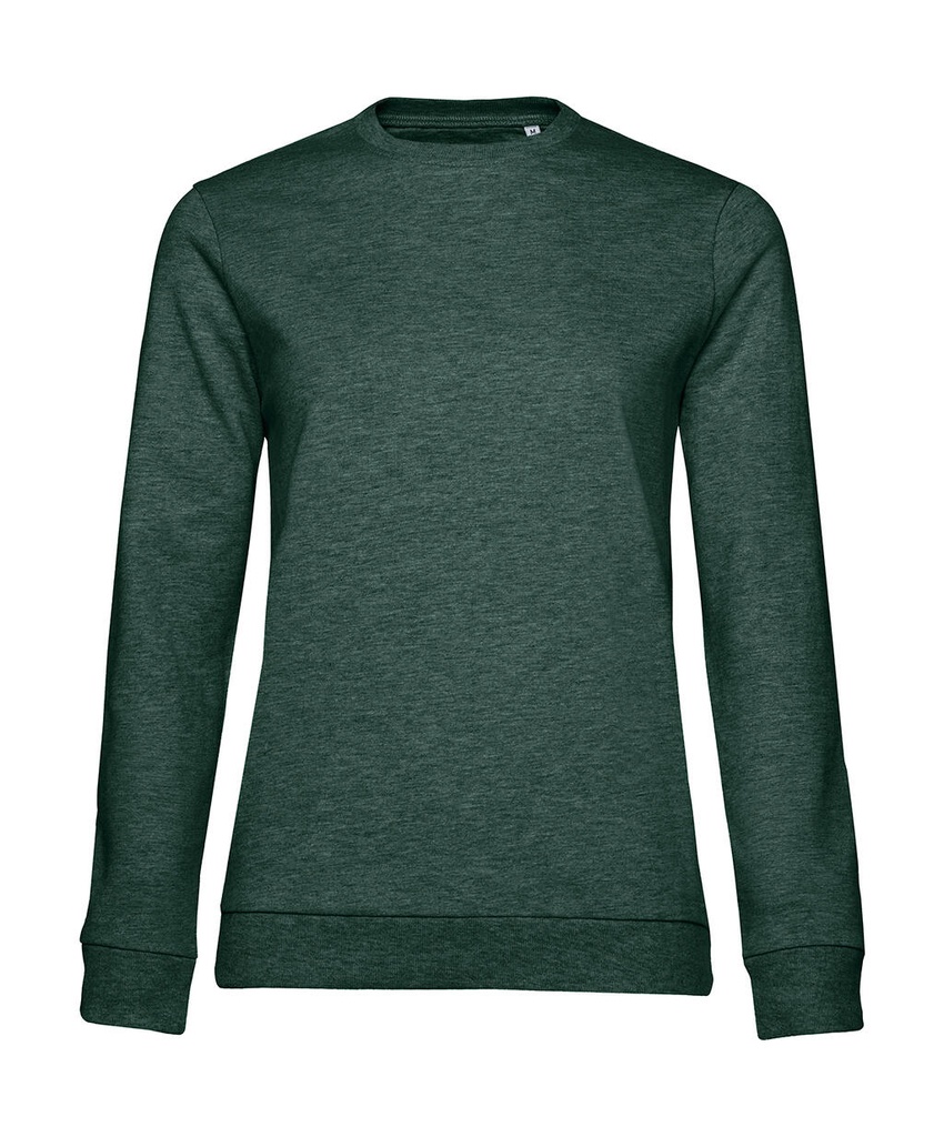 #Set In /women French Terry Heather Dark Green