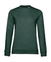#Set In /women French Terry Heather Dark Green