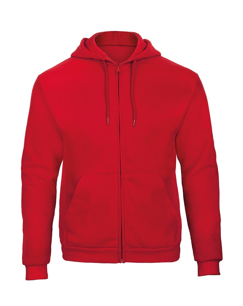 ID.205 50/50 Hooded Full Zip Sweat Unisex Red
