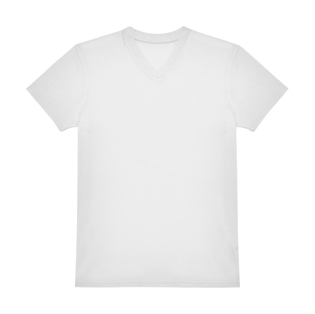 #E150 V T-Shirt White