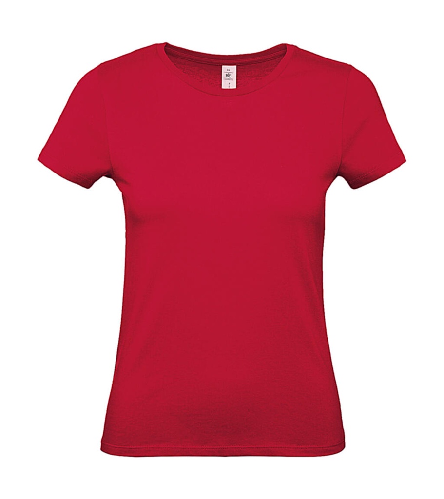 #E150 /women T-Shirt Deep Red
