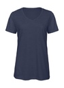 V Triblend/women T-Shirt Heather Navy