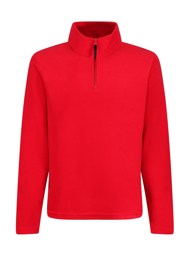 Micro Zip Neck Fleece Classic Red