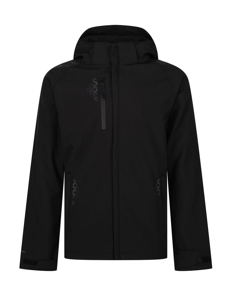 Repeller Lined Hooded Softshell Black