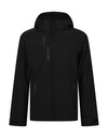 Repeller Lined Hooded Softshell Black
