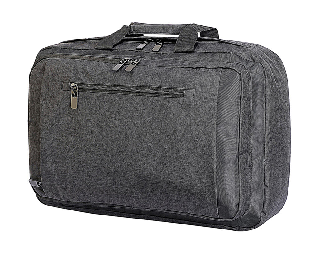 Bordeaux Hybrid Laptop Briefcase Charcoal Melange/Black
