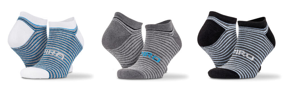 3-Pack Mixed Stripe Sneaker Socks Color Mix 2