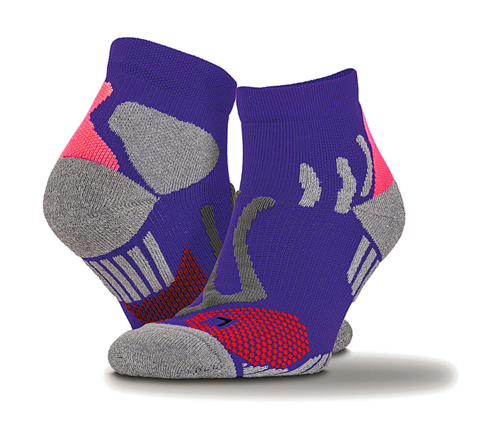 Technical Compression Sports Socks Purple