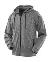Men's Hooded Tee-Jacket Marl Grey