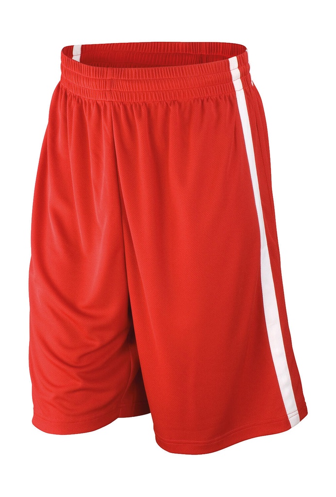 Men's Quick Dry Basketball Shorts Red/White