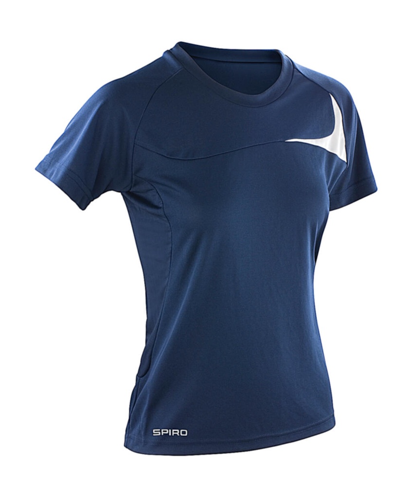 Spiro Lady Dash Training Shirt Navy/White