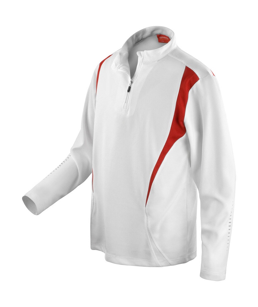 Spiro Trial Training Top White/Red/White