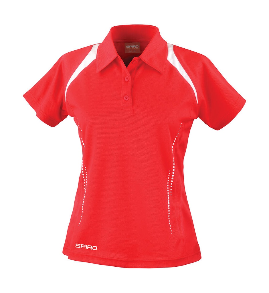 Lady Spiro Team Spirit Polo Red/White