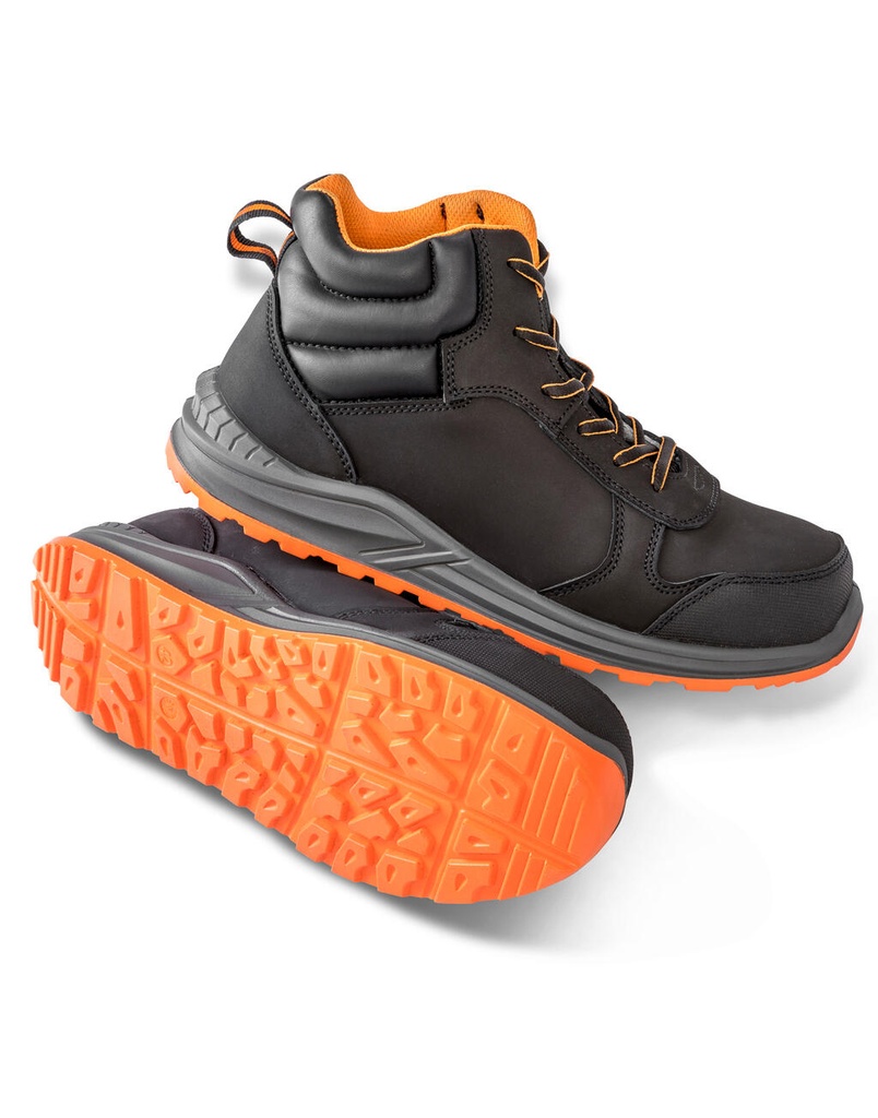 Stirling Safety Boot Black/Grey/Orange