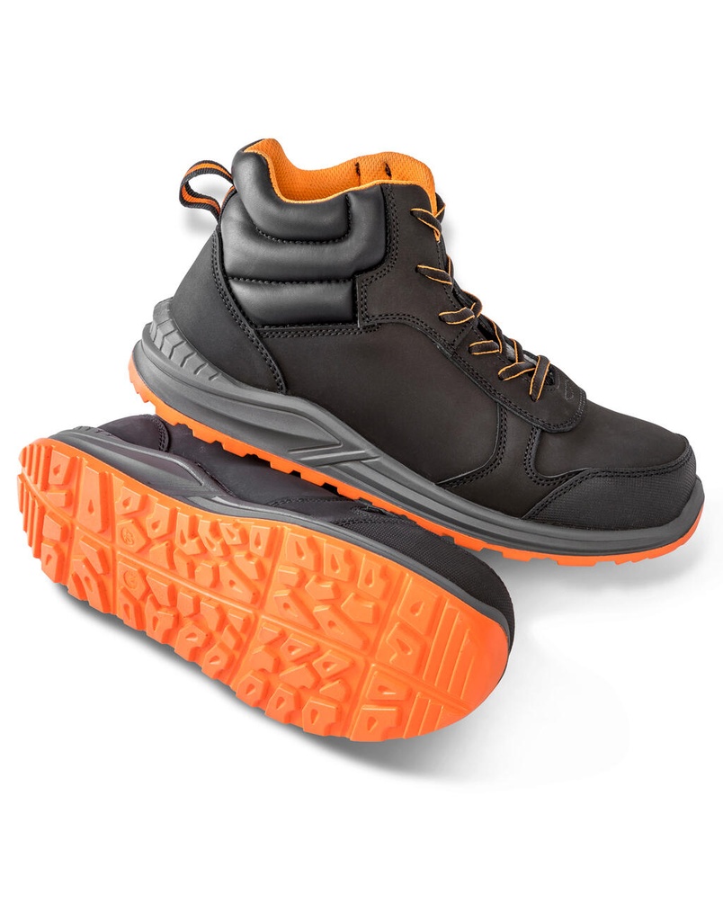 Stirling Safety Boot - size 36 Black/Grey/Orange