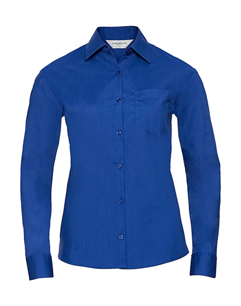 Ladies' LS Poplin Shirt Bright Royal