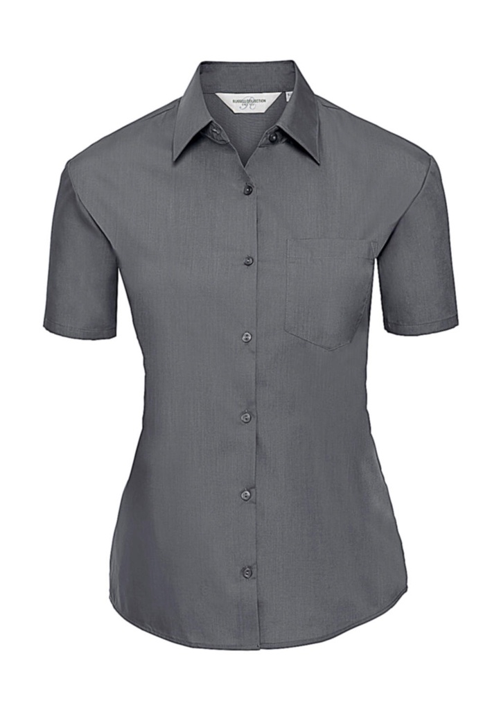 Ladies' Poplin Shirt Convoy Grey